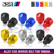 ALLOY SIDE MIRROR BOLT FOR YAMAHA NMAX &amp; AEROX HEAVY DUTY MADE IN THAILAND