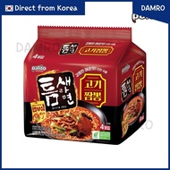 [Paldo] Teumsae Meat Jjamppong Ramen 4P Korean Spicy Jjamppong Ramen