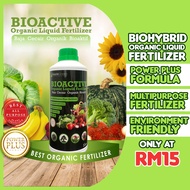 BIOACTIVE Organic Liquid Fertilizer 1Litre Baja Organik Cecair / Foliar Fertigation Amino Acids Semb