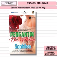 BUKU Novel Pengantin Satu Malam Sophilea Adaptasi TV3 Novel Cinta Romantik