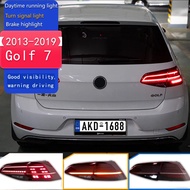 Car Styling Tail Lamp for VW Golf 7 LED Tail Light 2013-2019 Golf 7.5 MK7 Rear Stop DRL Animation Br