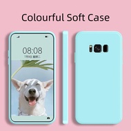 Soft Case Casing For Samsung Galaxy S9 Plus S9 S8 Plus S8 Liquid State Silicon Pinkycolor Shockproof Back Cover Phone Case