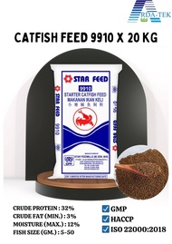Starfeed 9910 [20KG] - Pellet makanan ikan keli puyu talapia toman  / Ikan Air Tawar