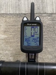 WEST BIKING 單車無線碼錶 貓耳造型