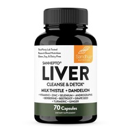 [Sandhus] Liver Cleaning Detoxification Support, 11 Kinds Of Ingredients Mixed Milk Thistle, Dandeli