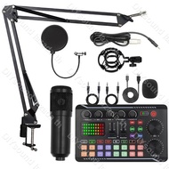 F998 Sound Card การ์ดเสียง ไลฟ์สด บลูทูธ เปลี่ยนเสียง เอฟเฟกต์ 16 แบบ ปรับ EQ คาราโอเกะ พอดแคสต์ ร้อ