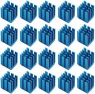 Easycargo 30pcs 3D Printer Heatsink Kit + 3M 8810 Thermal Adhesive Tape, Anodized Aluminum Heatsink