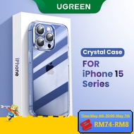 UGREEN Phone Case for iPhone 15 iPhone 15 Pro Max Shockproof Clear Case Transparent Cover Phone Prot
