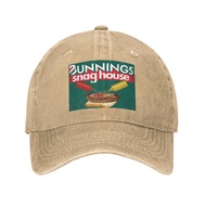 Bunnings Snaghouse Baseball Caps Denim Fabric Hats