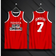 ♞,♘PBA RETRO JERSEY | TOYOTA SUPER COROLLAS JAWORSKI #7 JERSEY | FULL SUBLIMATION JERSEY