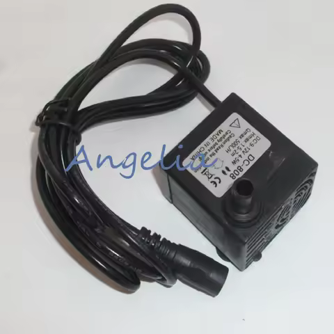 Supply 5W1.5 m DC-808 solar mini submersible pump / DC brushless submersible pump H-max 1.5-2m Flow 