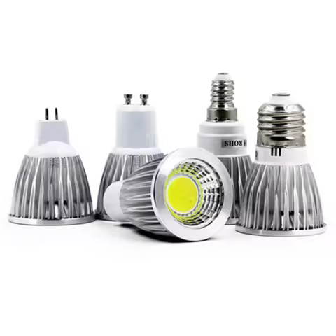 E27 GU5.3 GU10 MR16 LED COB Spotlight 9w 12w 15w Spot Light Bulb high power lamp DC12V or AC85-265V 