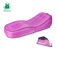 [Kesoto] Curved Inflatable Sofa Bed Automatic Inflation Waterproof Air Mattress for Camping Tent Ind