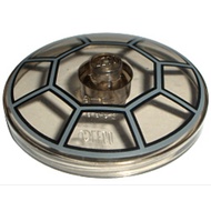 Part Lego 3960pb013 Dish 4 x 4 Inverted (Radar) with Solid Stud with Radial Jedi Starfighter/TIE Coc