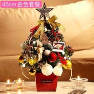 KF items 0306: 小型桌面聖誕樹/迷你擺件30/45/加密豪華套餐聖誕節裝飾 送燈飾, 掛飾, 底座(全套)
