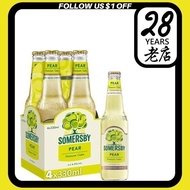 Somersby Cider Pear 33clx4 Bottles Bbd June 2026