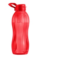 Tupperware Eco Bottle 1.5L Flip Cap With Handle, Water bottle, Botol Air Sekolah Ofis, Ada Handle - 1pc Red