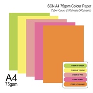 SCN A4 75gsm Colour Paper / Copy Paper / Printing Paper A4 75gsm
