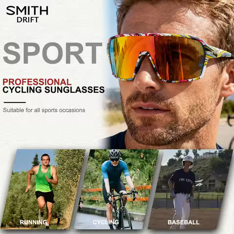 Brand Polarized Sunglasses Cycling Glasses Fashion for Men Photochromic Women Bike Road Bicycle Eyew