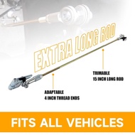 GM Transmisson Column Shift Linkage Adjustable Kit Silver For 350 700R4 4L60E 4L80E LS GM Turbo-Hydr