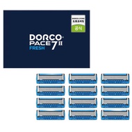 Dorco Pace 7II Fresh Razor Blades, 12-Count, 1 Set