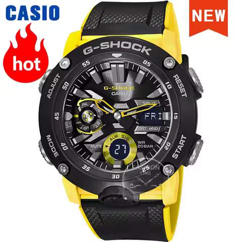 Casio watch for men g shock Farmhouse oak Octagonal movement waterproof electronic Double display di