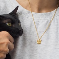 Merry 大雕鴞項鍊，純銀，貓頭鷹項鍊。