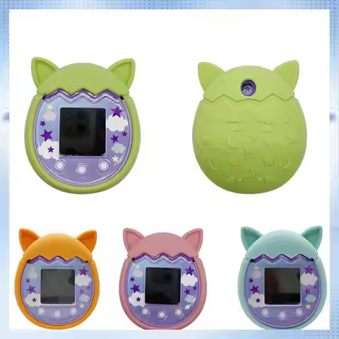LA-For Tamagotchi Pix Silicone Case Virtual Electronic Pet Machine Protective Cover Shell Waterproof