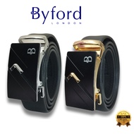Byford London Men's Automatic Buckle Trendy Business Casual Strap Belt / / Belt-17
