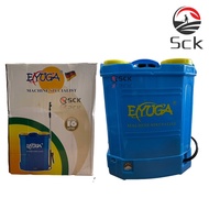 EYUGA 16Liter Portable Rechargeable Battery Knapsack Sprayer Pump Pam Penyembur Racun Bateri 16L