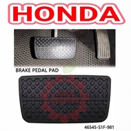 HONDA CITY / CRV / JAZZ  / HRV / BRV BRAKE PEDAL RUBBER PAD AUTO 46545-S1F-981
