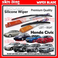Honda Civic FERIO 1995 - 2021 Civic SO4 Pivot Silicone Wiper Blades Civic FD FB FC Wiper Blade