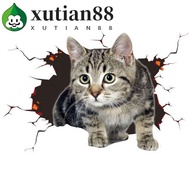 XUTIAN Simulation Cats Car Sticker, 3D Cat PVC Car 3D Cat Stickers, Car Accessories Funny Waterproof