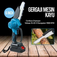 COD Taffware SENSO Gergaji Mesin Pemotong Kayu Listrik Mini Tanpa Kabel Genggam potong kayu tajam