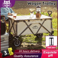 🔥Ready Stock🔥300L Outdoor Wagon Trolley Foldable Trolley Tool truck portable Shopping cart Camping t