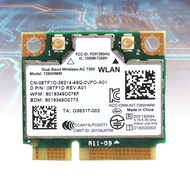 Mini PCIE Wireless Wifi Card DualBand BT 4.0 Network Module for Intel 7260 ac Dell 7260HMW