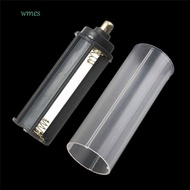 WMES1 2 In 1 for Flashlight White Casing Holder Torch Lamp 18650 Battery 1PC AAA Battery Plastic Sheath Tube Case/Multicolor