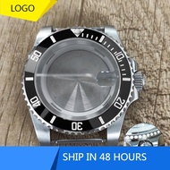 40mm Stainless Steel Case Sapphire Glass + Magnifying Glass Can Hold 8215/8200/8205/2813 Movement