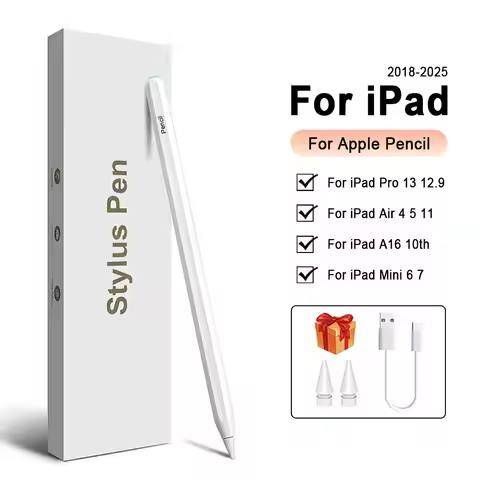 For Apple Pencil For iPad A16 10th Generation Pro 12.9 Air 13 11 M3 2025 M4 Air 6 4 5 8th 9th Mini 7