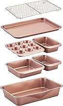 Wiltshire 40760 Smart Stack Bakeware Set, Rose Gold (7 Pieces)