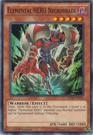 YU-GI-OH! - Elemental Hero Necroshade (SDHS-EN010) - Structure Deck: Hero Strike - 1st Edition - Com