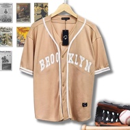 Baseball Jersey Sportswear ChocoBrooklyn for Men and Women Jumbo BIG Size ML fits XL 2XL 3XL 5XL