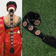 VAMA FASHIONS Traditional Pula Poola Jada Billalu Hair Choti Ornaments Beera Bharatanatyam Kuchipudi