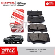 Toyota Genuine Brake Pads / Brake Disc for Toyota Fortuner 2015- Up 04465-0K370 1 Set