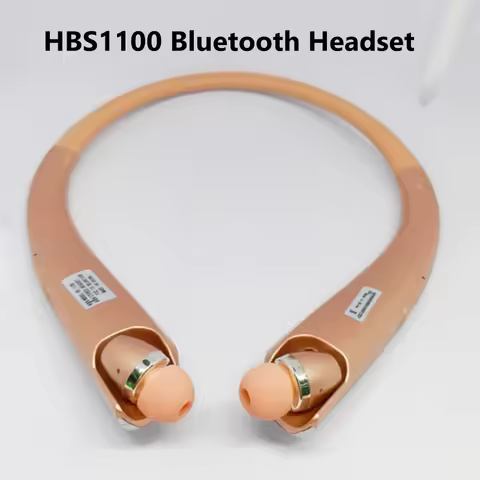 Universal Mini Wireless Headphones HBS1100 Bluetooth Headset Wireless Hanging Neck Sports Stereo Mus