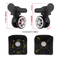 ส่วนประกอบล้อเดินได้สำหรับกระเป๋าเดินทาง 20 นิ้ว 24 นิ้ว 28 นิ้ว ซ่อมแซมล้อกระเป๋าเดินทาง อะไหล่ล้อก