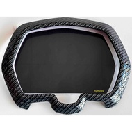 YAMAHA Y16 Y16ZR METER MASK CARBON / COVER FRAME METER CARBON