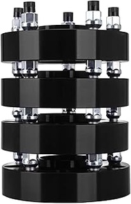 Betthand 4PK 5x5.5 to 5x5.5 (5x139.7mm) Wheel Spacers, 77.8mm Centric Hub Bore, M14x1.5 Studs Thread