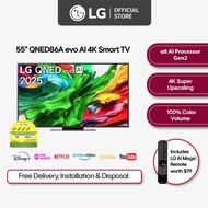 LG QNED evo AI 55QNED86A 55" 4K Smart TV | Dolby Vision | AMD FreeSync Premium