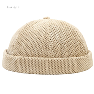 Cổ điển Docker cap brimless hat hộp sọ Retro điều chỉnh được vải cotton màu trơn Mũ hip hop chủ nhà 